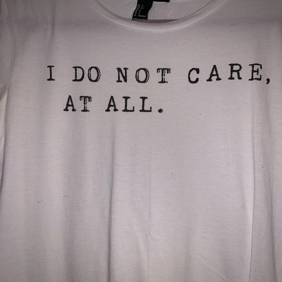 I do not care at all shirt - Picture 3 of 4